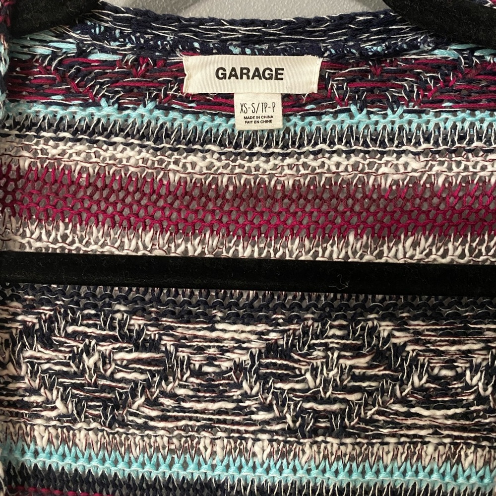 [XS] Garage Oversized Open Sweater Cardigan - Picture 5 of 8